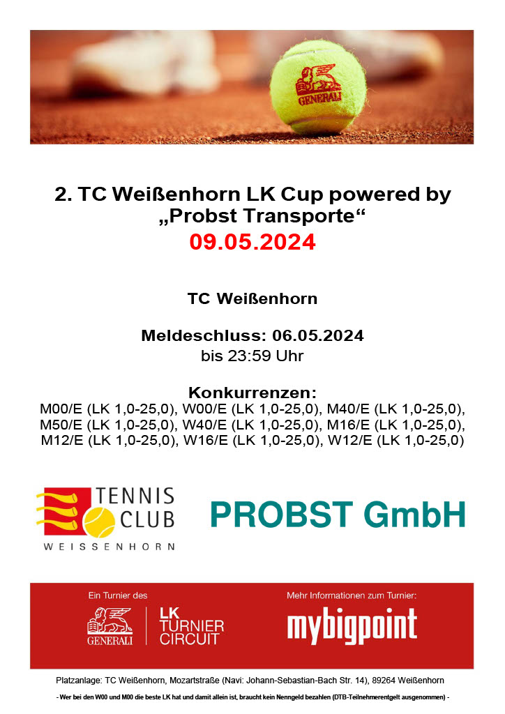 2. TC Weißenhorn LK Cup 2024