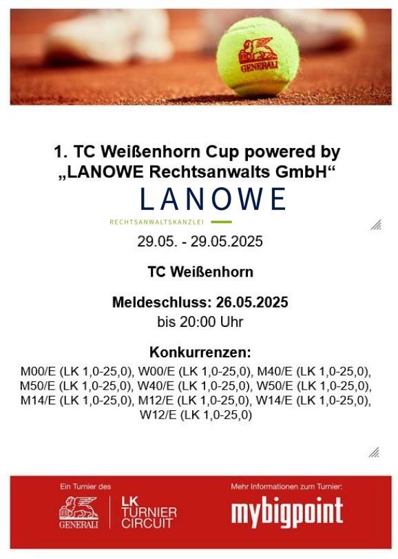 1. TCW Cup 2025 powered by LANOWE