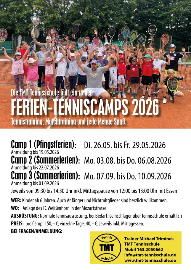 Tenniscamps 2026